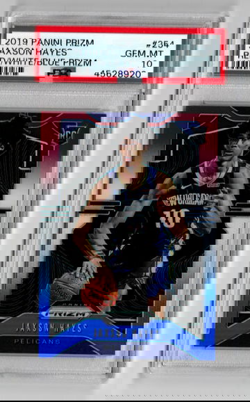 2019-20 Prizm Red White Blue Jaxson Hayes PSA 10