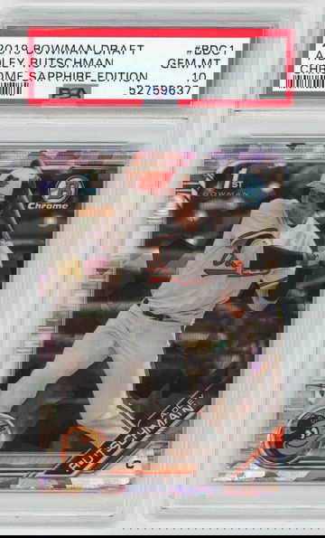 2019 Bowman Draft Sapphire Adley Rutschman