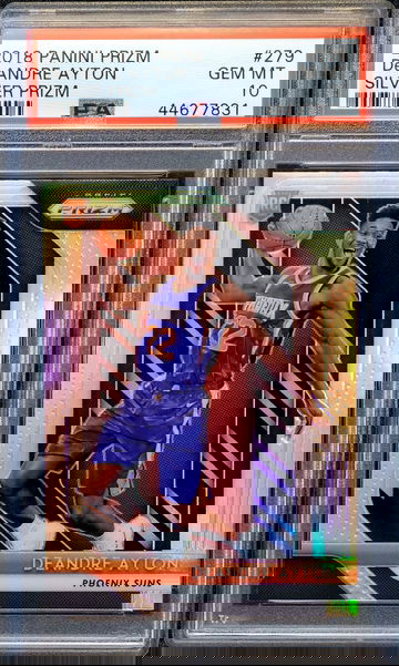 2018 DeAndre Ayton Rookie RC 🔥 Panini Silver Prizm 🔥 PSA 10 - GEM MINT!