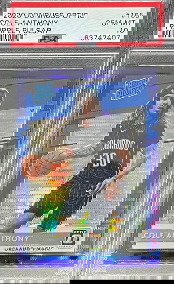 2020 Optic Coke Anthony Purple Pulsar PSA 10