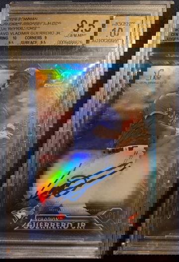 2016 BOWMAN CHROME VLADIMIR GUERRERO JR BLUE REFRACTOR