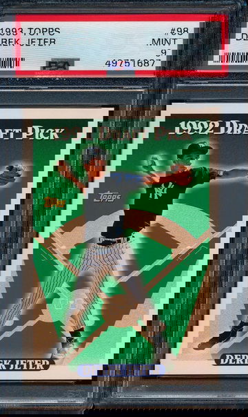 1993 Topps Derek Jeter PSA 9 Mint