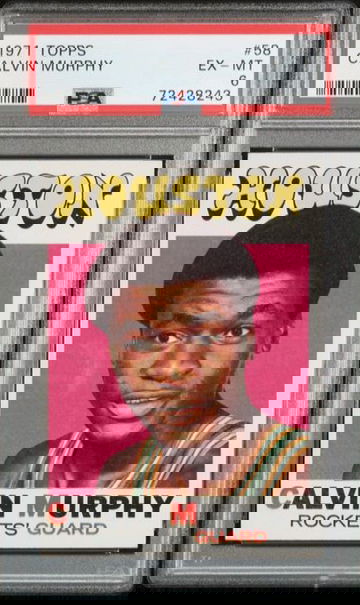 CALVIN MURPHY 1971 Topps Basketball Card #58 PSA 6