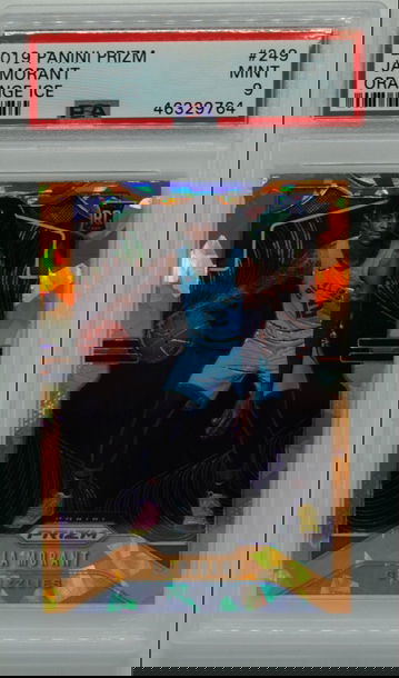2019 Prizm Orange Ice Ja Morant Psa 9