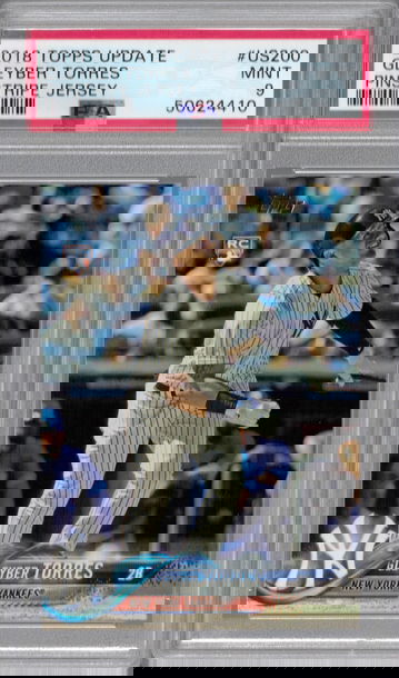 2018 Topps Update Gleyber Torres PSA 9