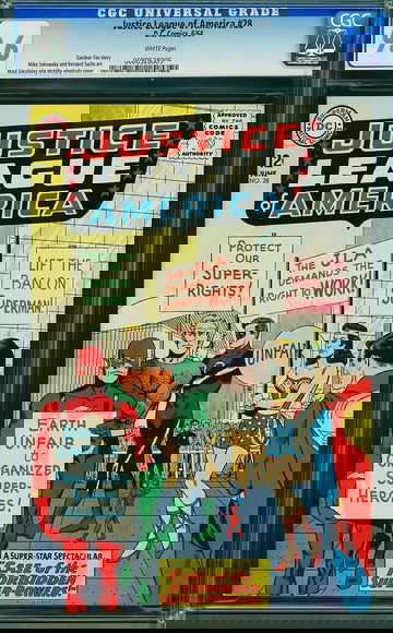 JUSTICE LEAGUE OF AMERICA #28, CGC 9.6 NM+