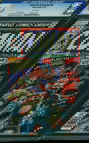 CONAN THE BARBARIAN #81, CGC 9.6 NM+