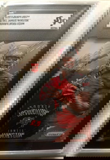 2015 Prizm James Winston Rookie Revolution RC SGC 9