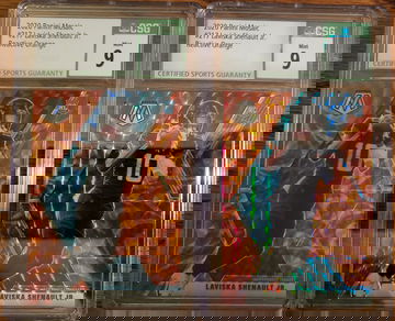 Laviska Shenault Jr Reactive Orange Rookie Mosaic CSG 9 lot x2 Jaguars