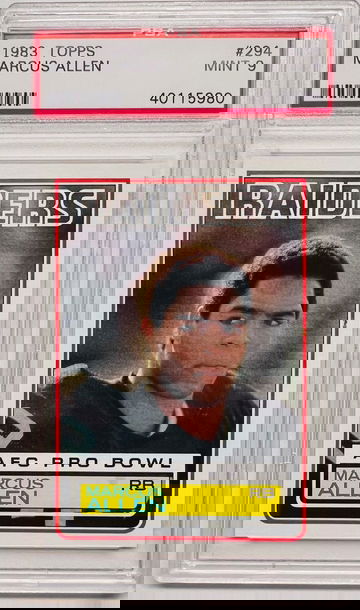 1983 Topps #294 Marcus Allen PSA 9 Rookie Card