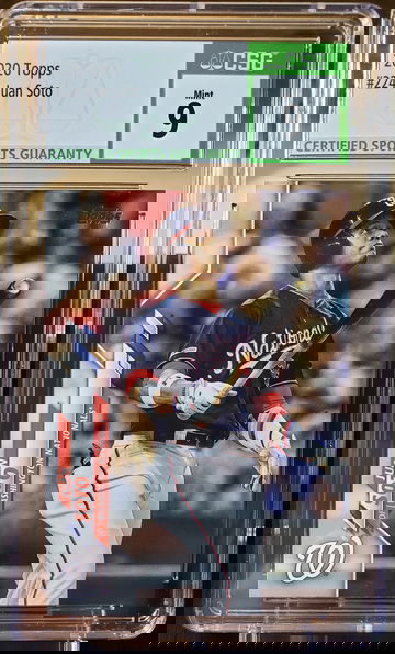 2020 Topps Juan Soto #224 CSG Mint 9 Washington Nationals