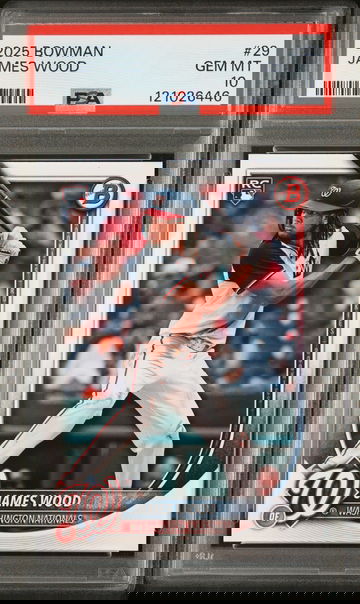 2025 Topps Bowman James Wood #29 RC PSA 10