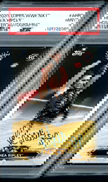 Rhea Ripley 2020 Topps WWE NXT Roster Autographs #ARR PSA 9 Auto