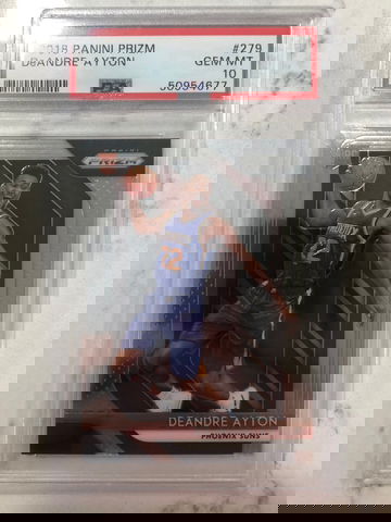 2018 panini prizm Deandre Ayton psa 10