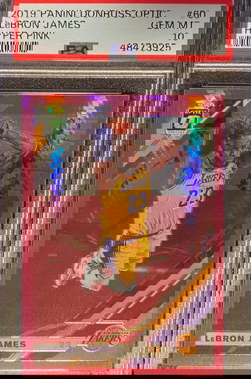 2019 Panini Optic Lebron James Hyper Pink Prizm PSA 10