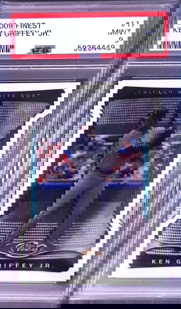 2009 Finest Ken Griffey Jr. #17 PSA 9 Mariners HOF