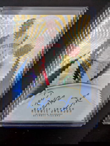 2016 Panini revolution basketball Reggie Jackson on card auto