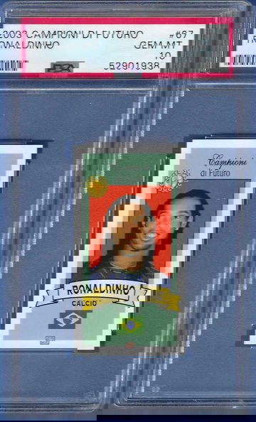 2003 Campioni Di Futuro Ronaldinho RC #67 *PSA 10* Brazil