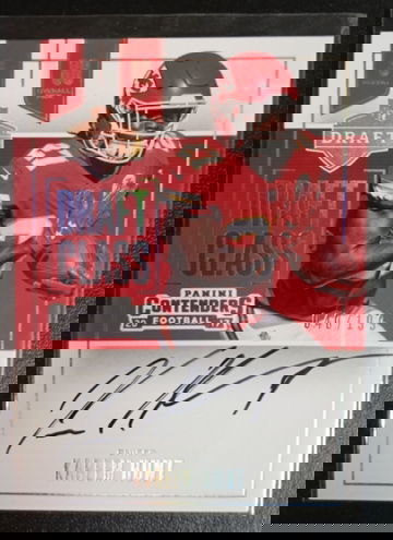 2017 contenders Kareem hunt auto /199 RC 