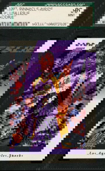 1997 Pinnacle Inside #1  Lisa Leslie  RC  HOF  SGC 96  026