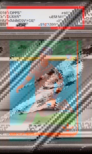 2019 Topps Rainbow Foil Kyle Tucker #60 PSA 10