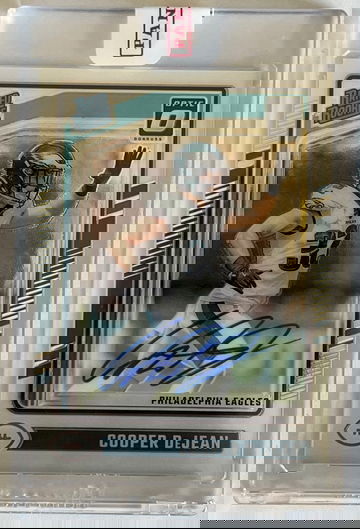 2024 Optic Cooper DeJean Rated Rookie Auto On Card - Panini Sealed /325