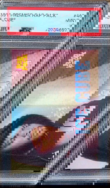 1991 Premier Rap Pack Ice Cube PSA 9 LOW POP #46