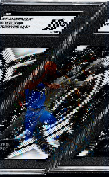 2023-24 Panini Select White Disco Prizm Kyrie Irving #180 /75 SGC 10