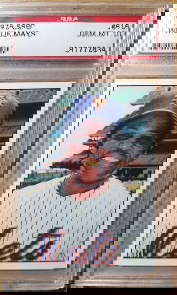 PSA 10 1975 SSPC #616 Willie Mays