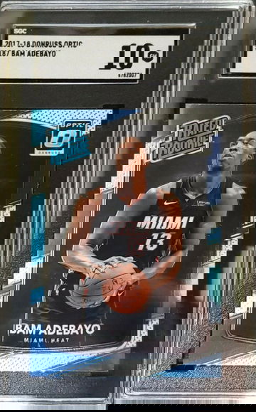 2017 Donruss Optic Bam Adebayo Rated Rookie RC SGC 10 GEM MINT