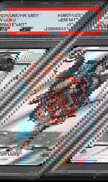 2025 Dragon Ball Super Card Game Fusion World Manga Booster 01 Alternate Art Son Goku #SB01-023 PSA 10