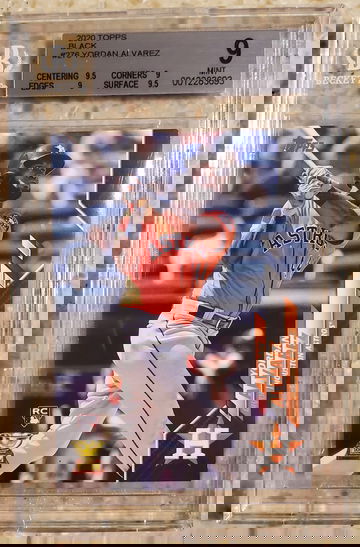 Yordan Alvarez Topps 2020 Series 1 Black /69