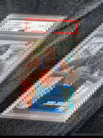 Joel Embiid 2014 Prizm RC SP Variations PSA 10