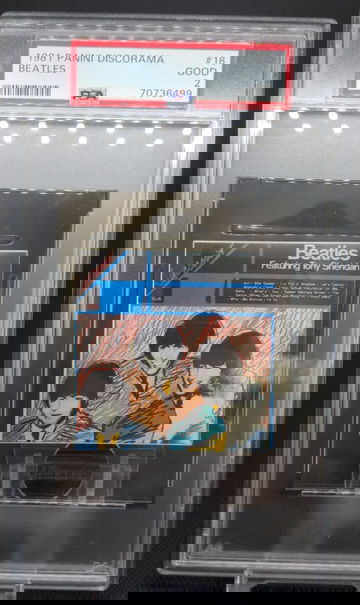 1981 Panini Discorama #18 The Beatles PSA 2