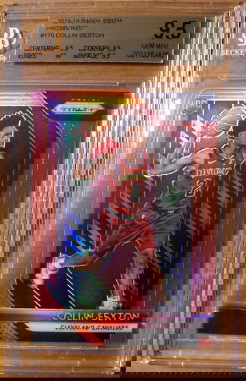 Collin Sexton 2018 Prizm #170 Red Prizm /299 BGS 9.5