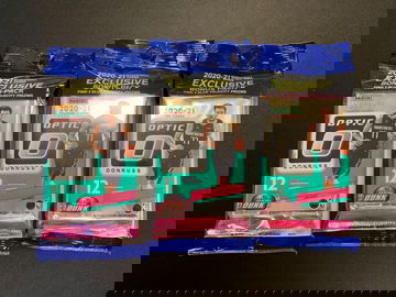 2020-2021 Donruss Optic NBA Cello Pack lot of 3