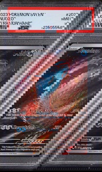 2023 Pokemon Scarlet and Violet Illustration Rare Dondozo #207 PSA 9