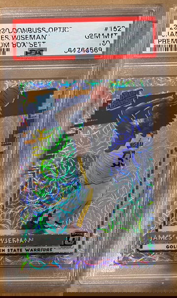 James Wiseman  2020 DONRUSS OPTIC PREMIUM BOX SET RATED ROOKIE /249 PSA 10 Gem