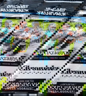 2x 2020 Panini Chronicles football fat pack