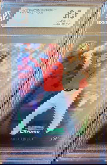 Mike Trout Bowman Chrome Rookie Card BGS 8.5 Nm-Mt RC