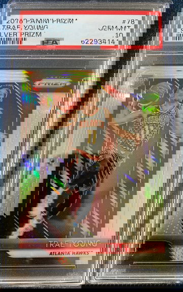 2018 Panini Prizm Trae Young #78 Silver Prizm PSA 10