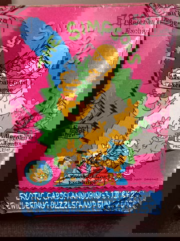 1990 Topps The Simpsons Unopened Wax Box BBCE Authenticated 