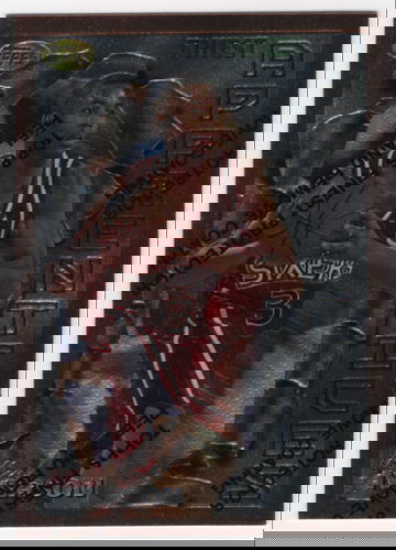 1996-97 TOPPS FINEST ROOKIE ALLEN IVERSON # 69 HOF