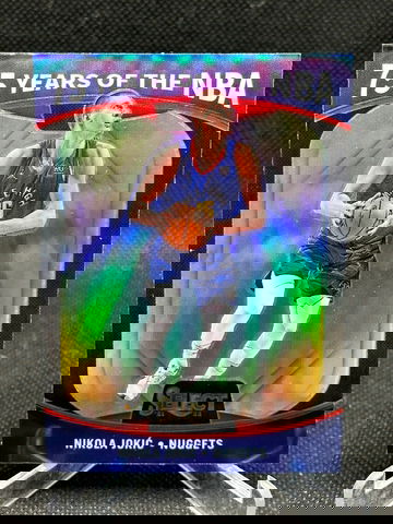 2021 22 Panini Select NIKOLA JOKIC 75 Years of the NBA Silver #55 Prizm