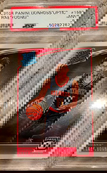 2018 Panini Donruss Optic Trae Young PSA 9