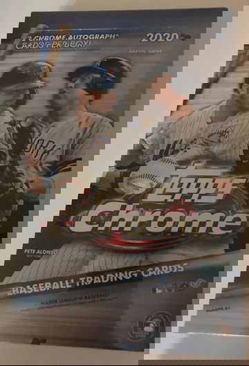 2020 Topps Chrome Baseball Hobby Box Sealed