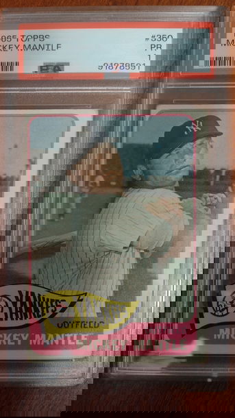 Mickey Mantle 350 PSA 1