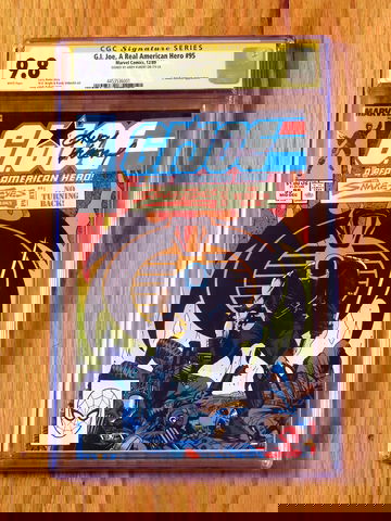 G.I. JOE ARAH #95 CGC SS 9.8 1989 Signature Series signed Andy Kubert HTF POP 7