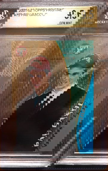 2001-02 Topps Pristine Pau Gasol BGS 9.5