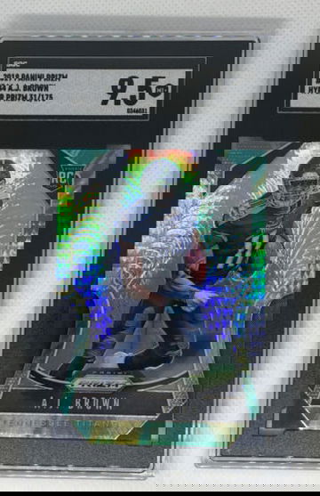 2019 Prizm Hyper /175 AJ Brown Titans RC SGC 9.5 #344 Rookie SP Serial #